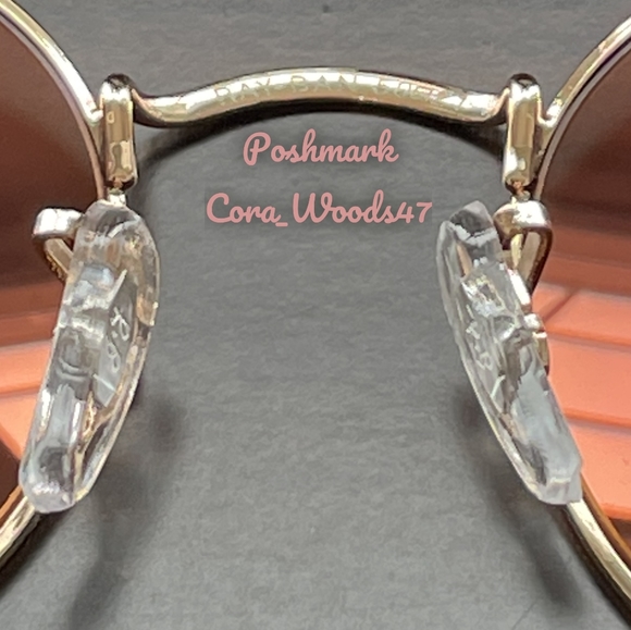 RayBan Round Metal Pink Flash Lenses RB3447 Gold Frame Unisex New - Picture 6 of 15